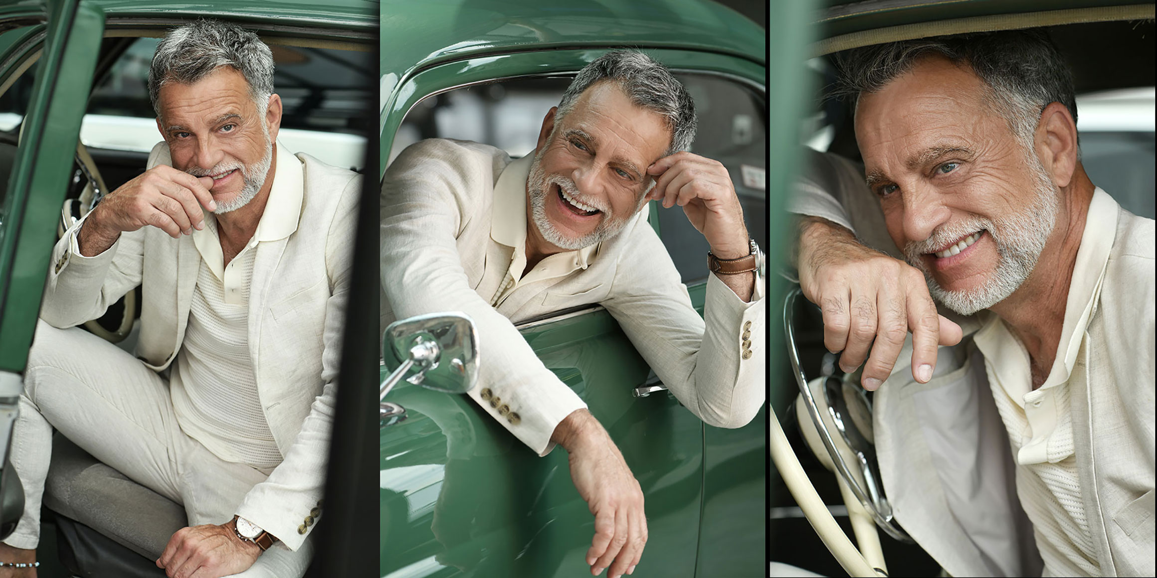 Bestager-, Classic-, Senior-, 50+ Model Michael Diehl Fotomodell aus Esslingen bei Stuttgart mit Lifestyle outdoor 03