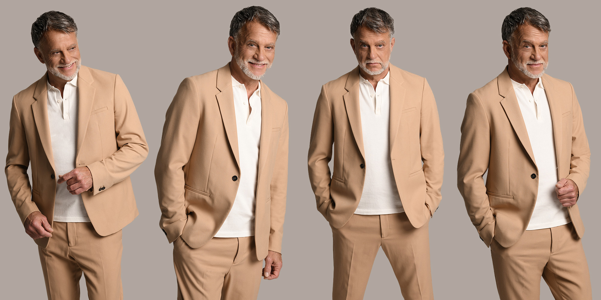 Bestager-, Classic-, Senior-, 50+ Model Michael Diehl Fotomodell aus Esslingen bei Stuttgart mit Studio Fashion, Mode 09