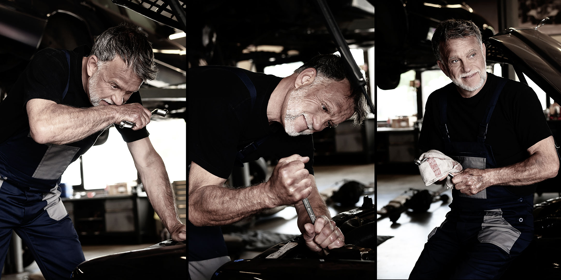 Bestager-, Classic-, Senior-, 50+ Model Michael Diehl Fotomodell aus Esslingen bei Stuttgart mit Advertising Werbung KFZ-Mechaniker 02 Bestager-, Classic-, Senior-, 50+ Model Michael Diehl Fotomodell aus Esslingen bei Stuttgart mit Advertising Werbung KFZ-Mechaniker 02