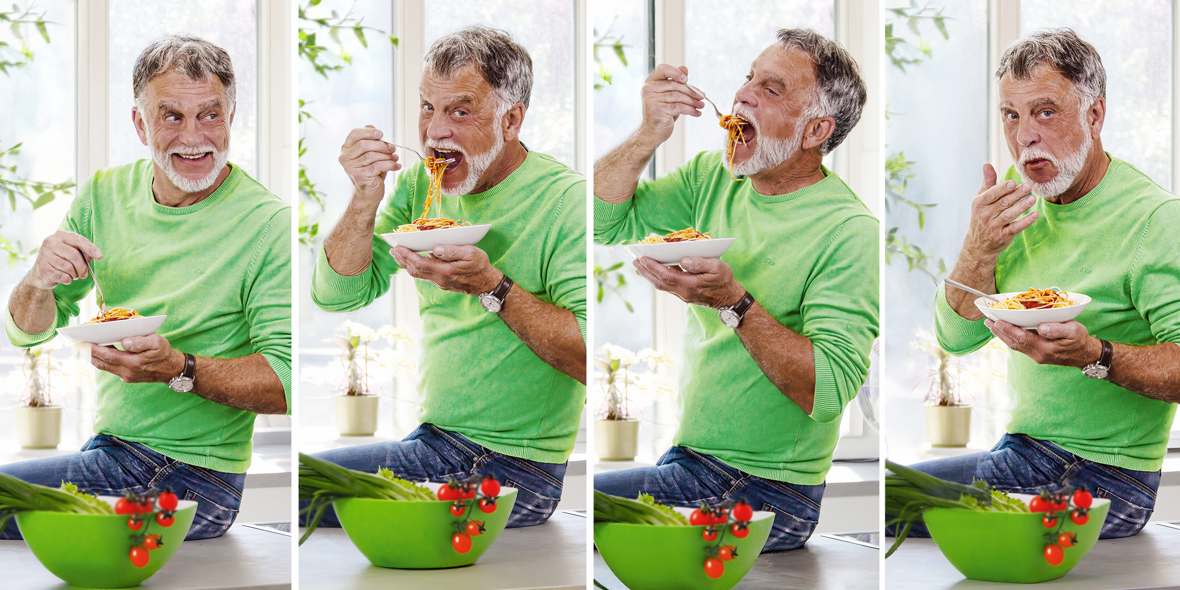 Bestager-, Classic-, Senior-, 50+ Model Michael Diehl Fotomodell aus Esslingen bei Stuttgart mit Advertising Werbung Spaghetti Bestager-, Classic-, Senior-, 50+ Model Michael Diehl Fotomodell aus Esslingen bei Stuttgart mit Advertising Werbung Spaghetti