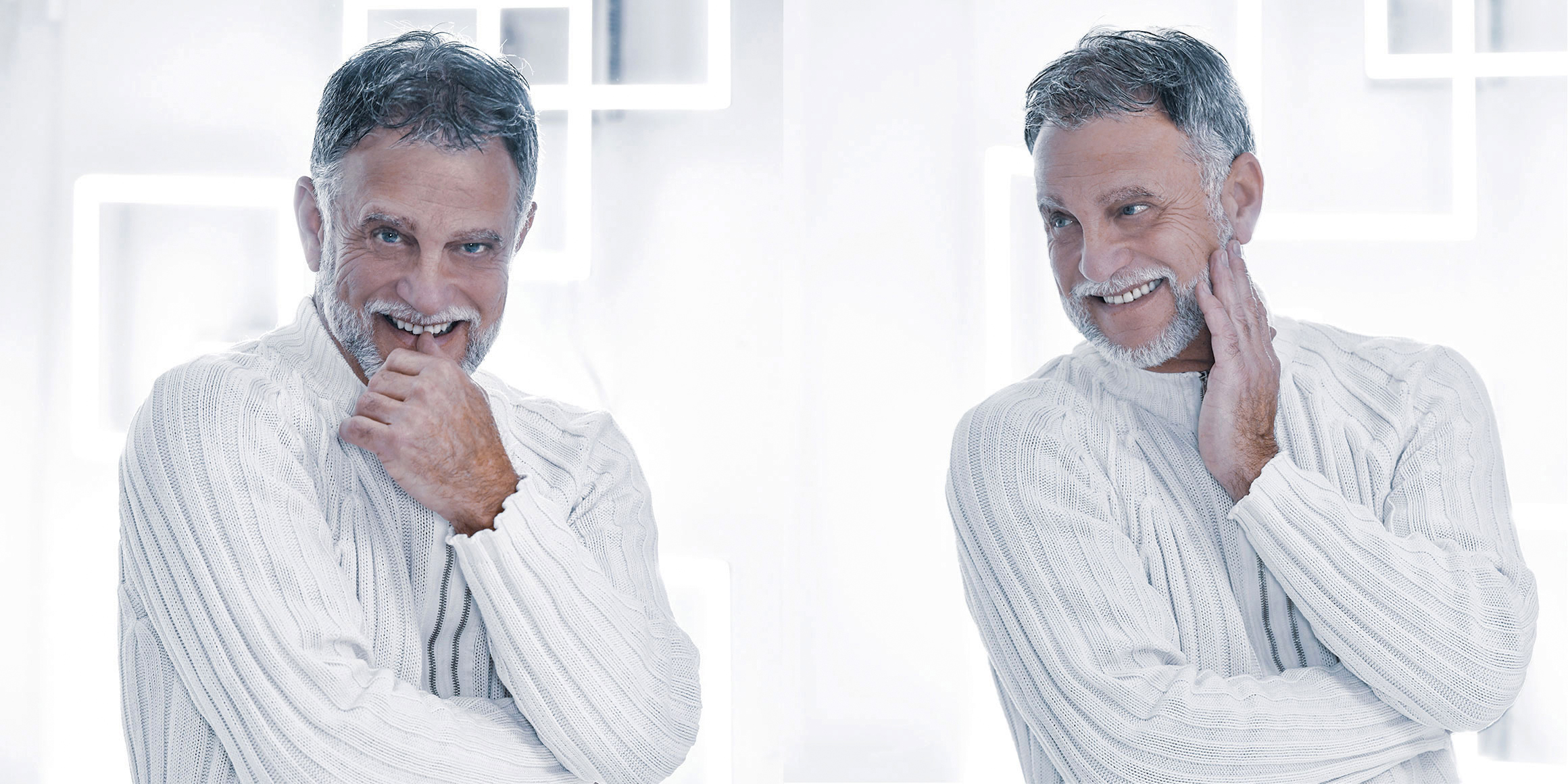 Bestager-, Classic-, Senior-, 50+ Model Michael Diehl Fotomodell aus Esslingen bei Stuttgart mit Lifestyle Studio 16