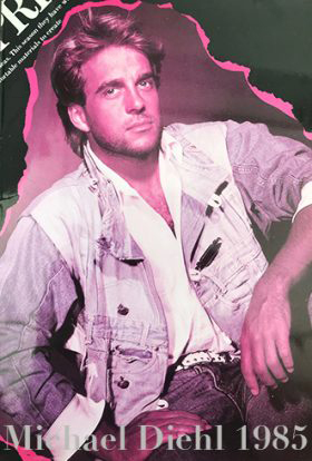Bestager-, Classic-, Senior-, 50+ Model Michael Diehl Fotomodell aus Esslingen bei Stuttgart sedcardfoto 1985